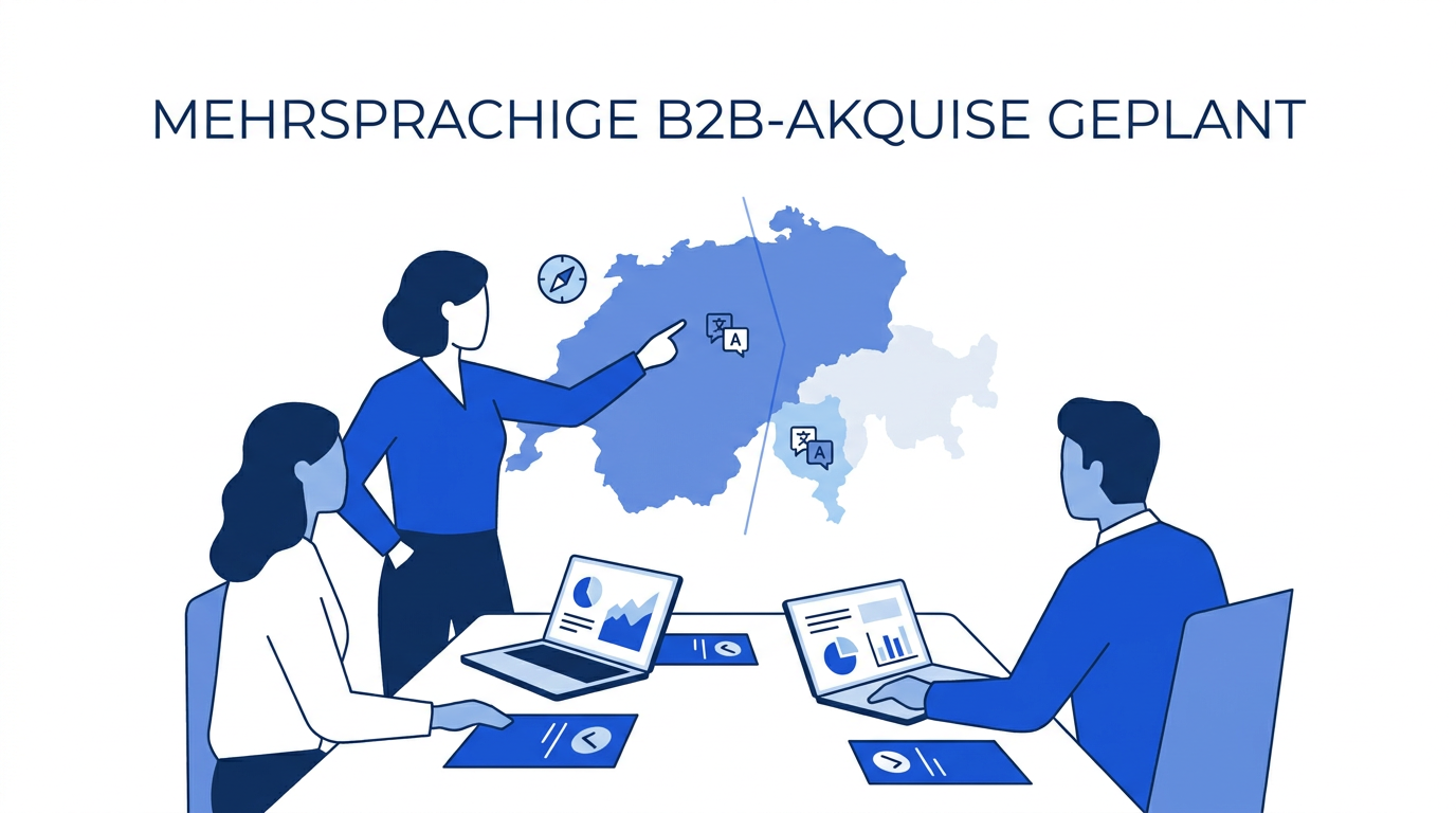 Mehrsprachige B2B-Akquise in der Deutschschweiz und im Tessin