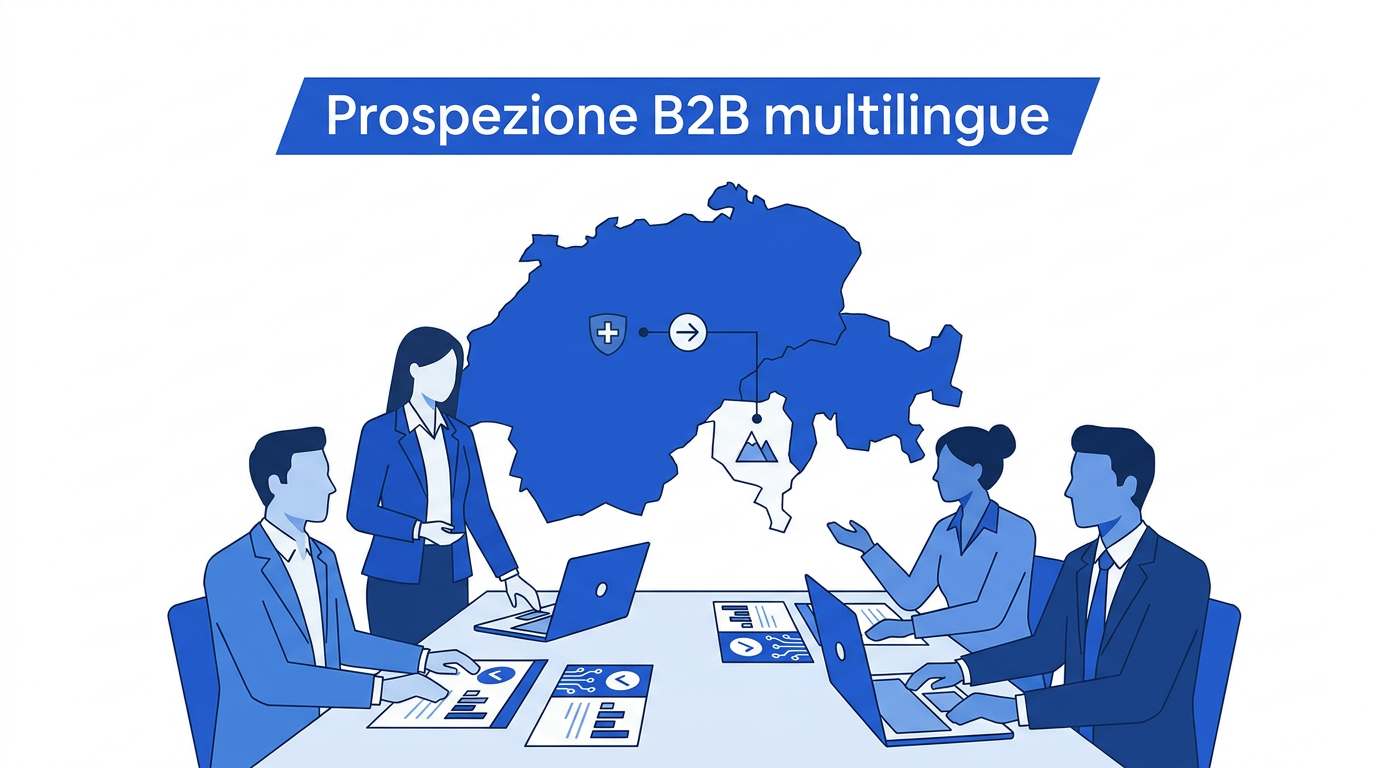 Prospezione B2B multilingue in Svizzera: come lavorare tra Svizzera tedesca e Ticino
