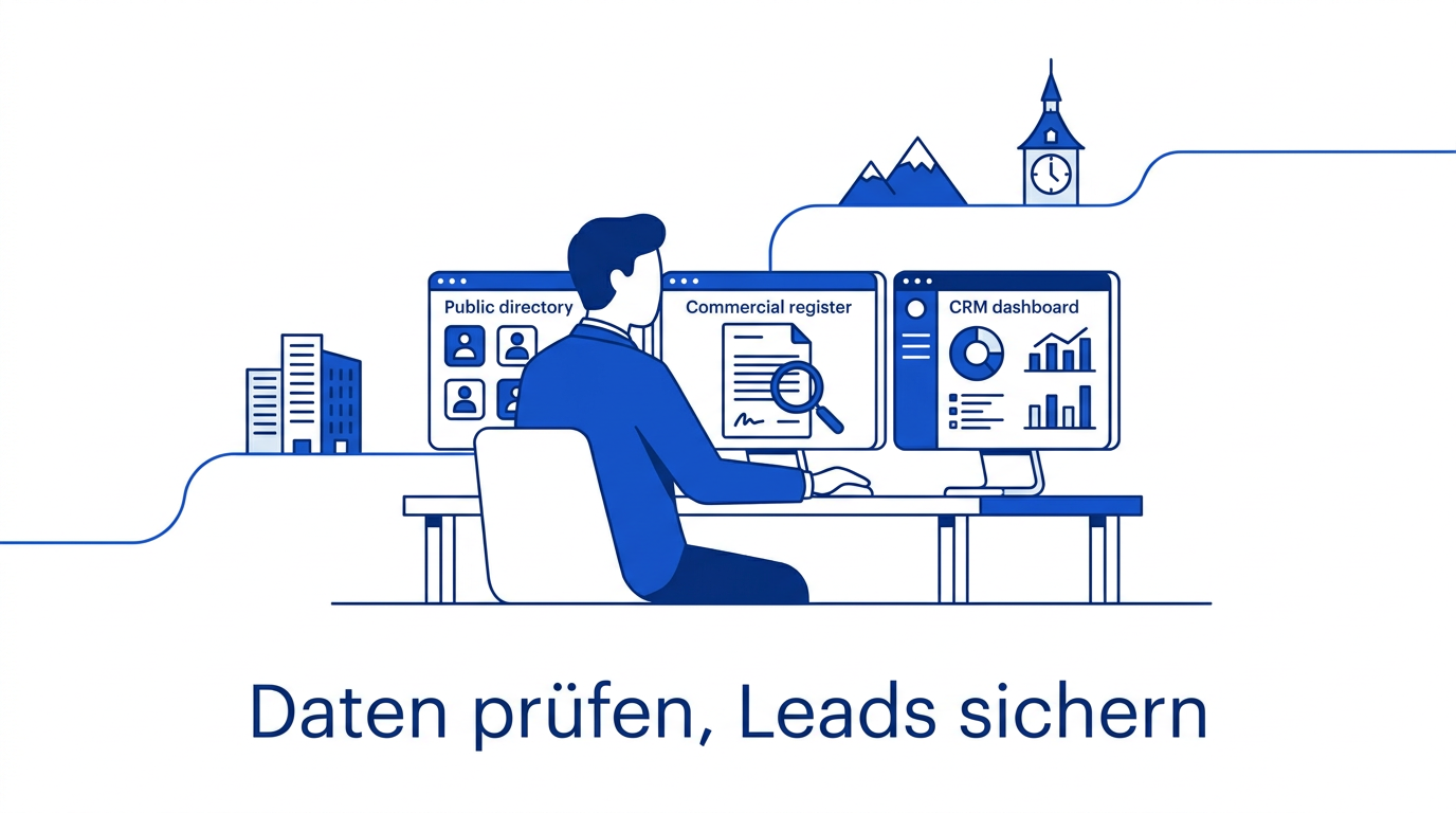 B2B-Leads verifizieren: Firmen und Kontaktdaten vor der Ansprache prüfen