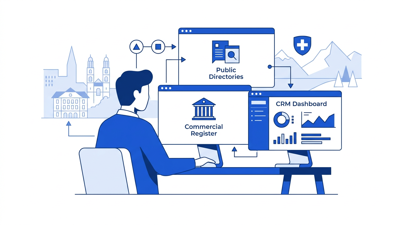 B2B lead quality: how to verify Swiss companies before outreach