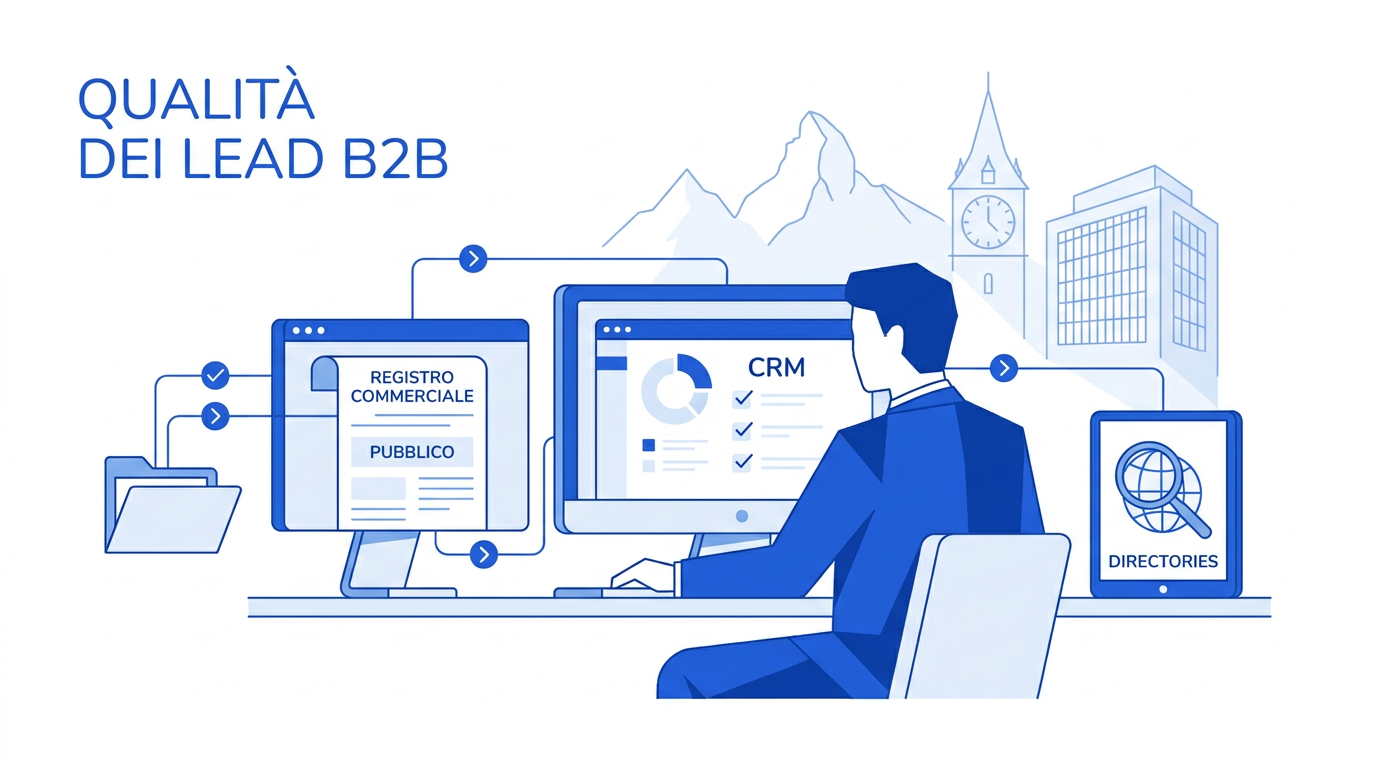 Qualità dei lead B2B: come verificare contatti e aziende prima dell’outreach