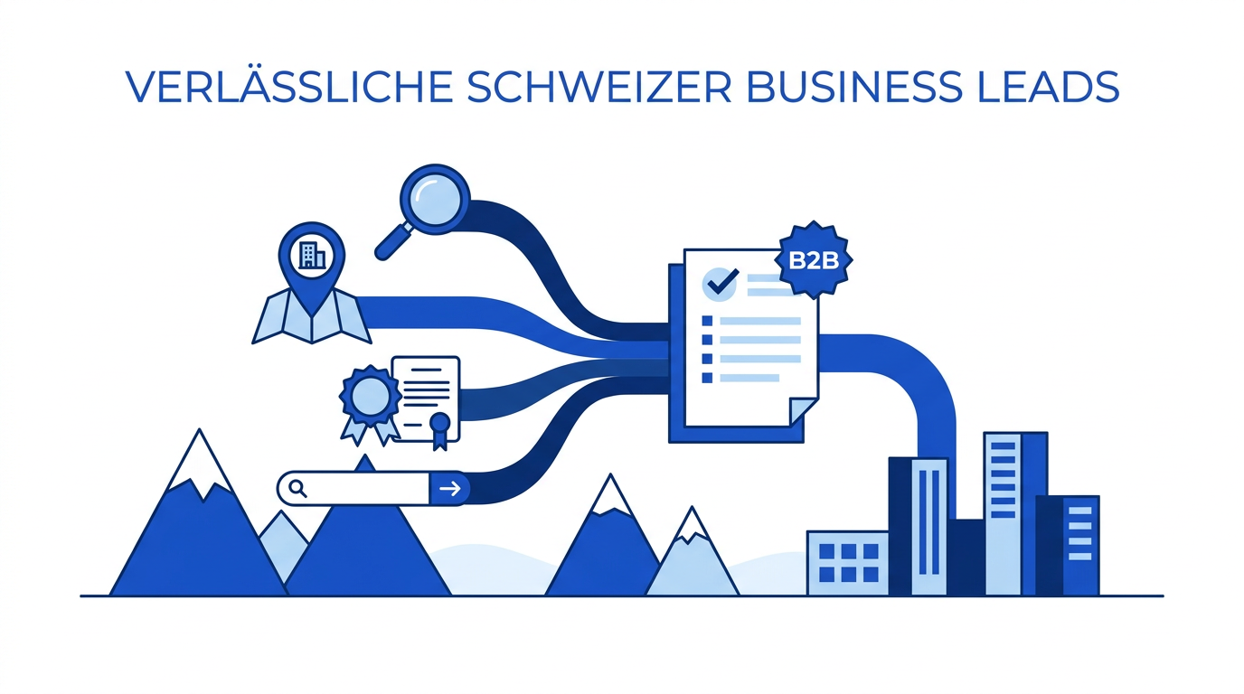 Local.ch, search.ch, Google Maps oder Zefix für Schweizer Leads?