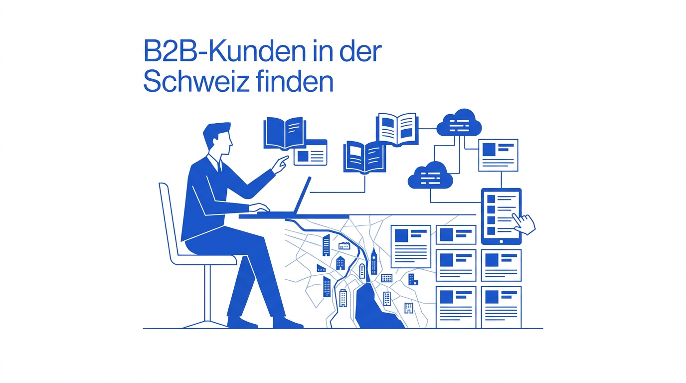 B2B-Kunden in der Schweiz finden – ohne Adresslisten zu kaufen