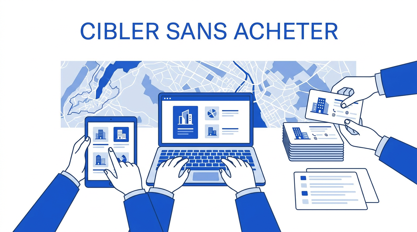 Trouver des clients B2B en Suisse sans acheter de fichiers